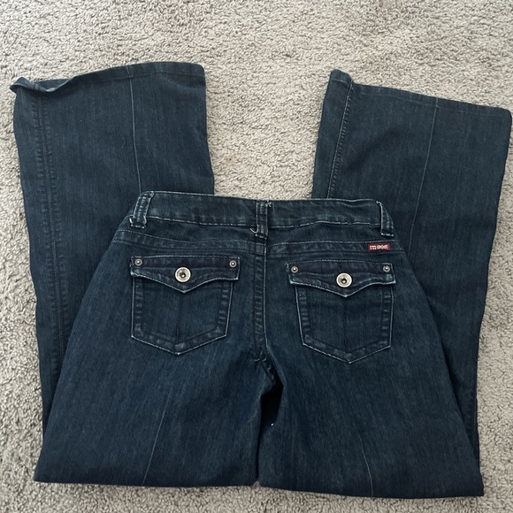 Low waisted baggy/wide leg flare jeans - Picture 5 of 8